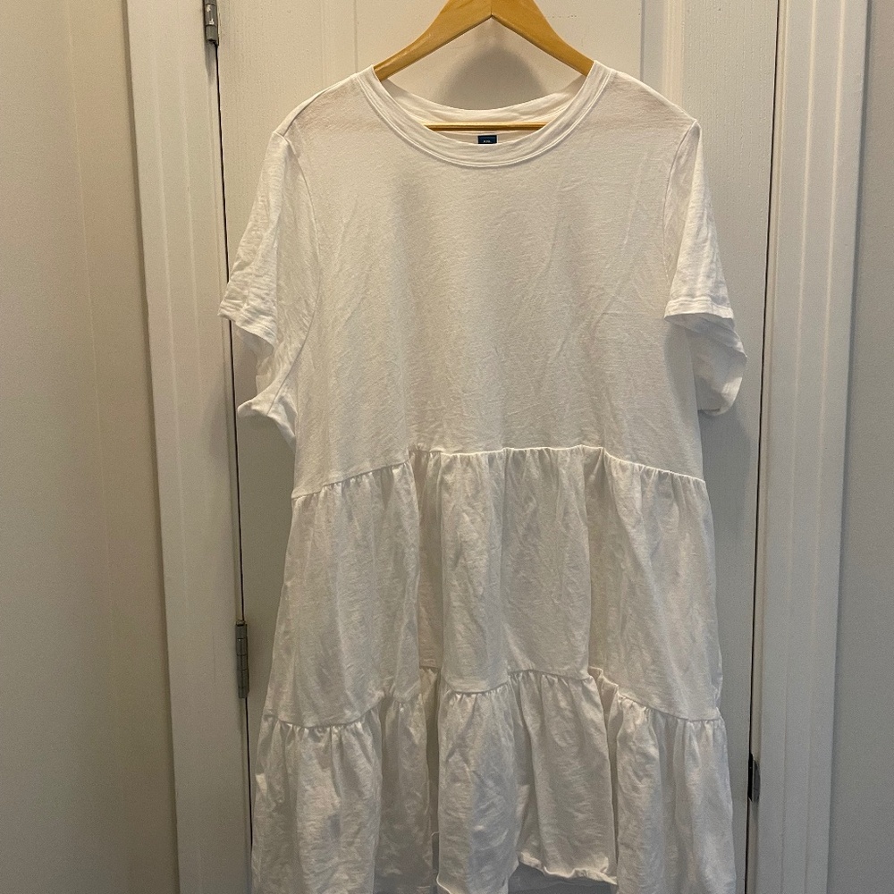 White Tiered Dress